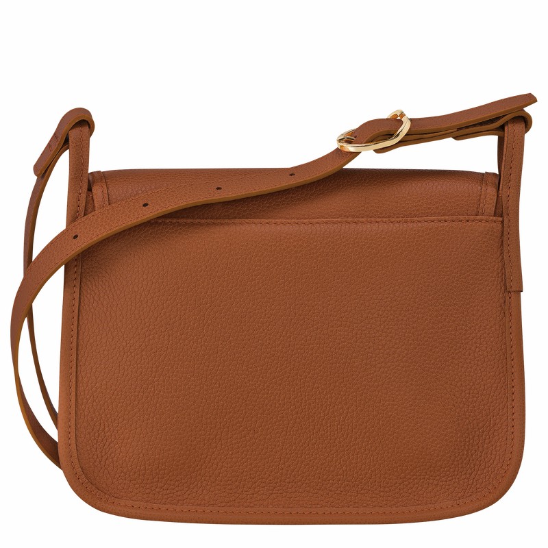 Longchamp Le FOULONNÉ M Crossbody Taske Dame Caramel Danmark | 10135021121