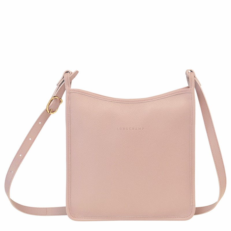 Longchamp Le FOULONNÉ M Crossbody Taske Dame Beige Danmark | 10140021542