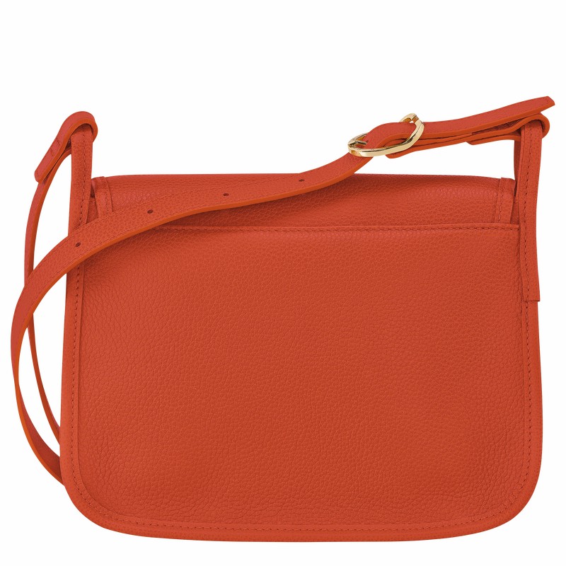 Longchamp Le FOULONNÉ M Crossbody Taske Dame Orange Danmark | 10135021685