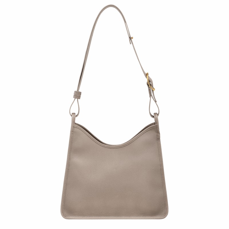 Longchamp Le FOULONNÉ M Hobo Taske Dame Grå Danmark | 10155021P55