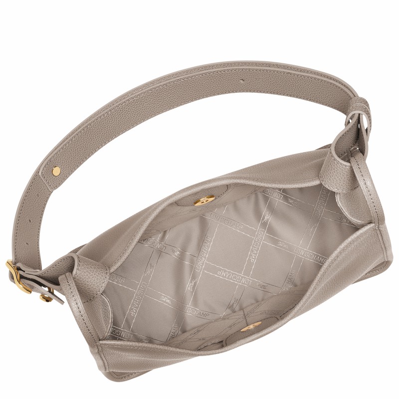 Longchamp Le FOULONNÉ M Hobo Taske Dame Grå Danmark | 10155021P55