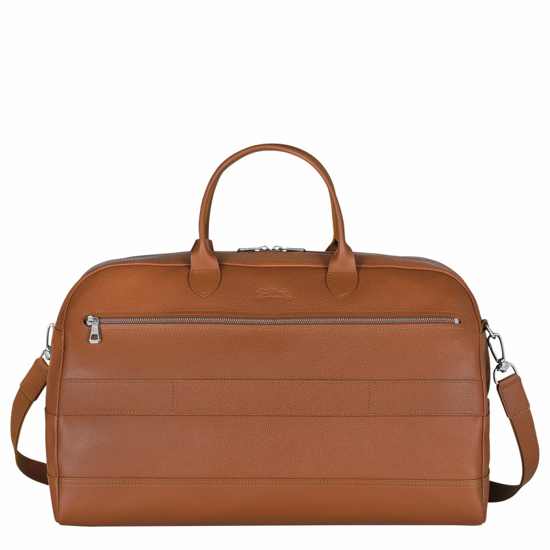 Longchamp Le FOULONNÉ M Rejsetasker Dame Caramel Danmark | L1302021F72