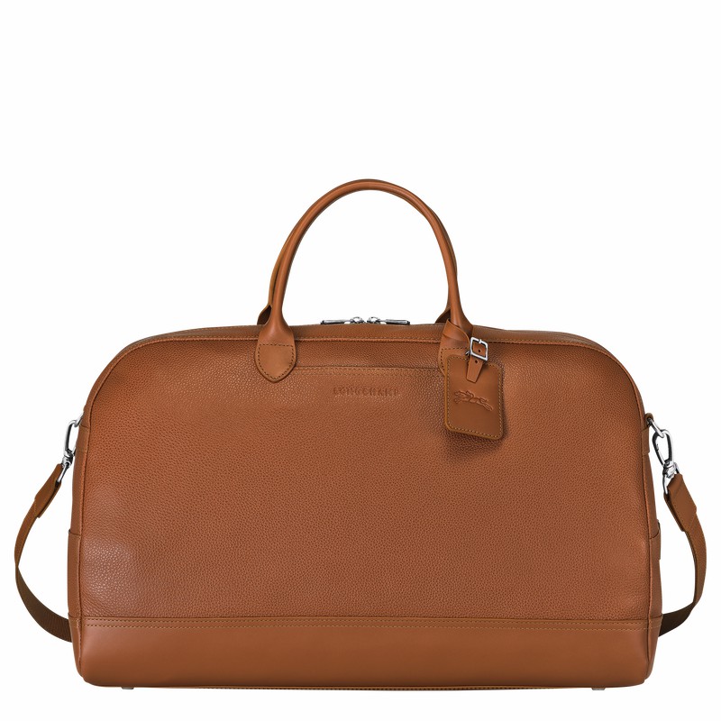 Longchamp Le FOULONNÉ M Rejsetasker Dame Caramel Danmark | L1302021F72