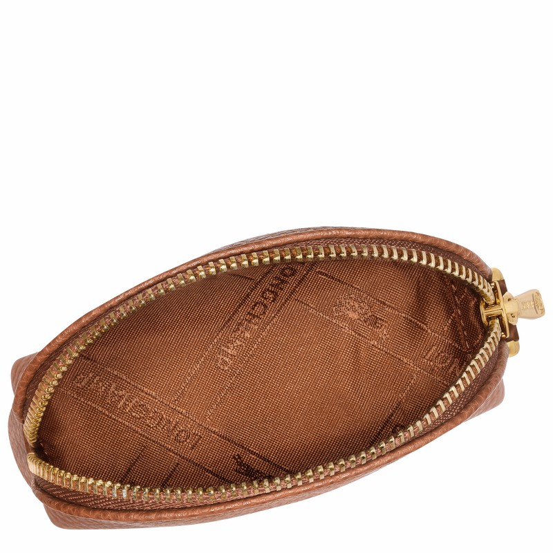 Longchamp Le FOULONNÉ Møntpung Dame Caramel Danmark | L3686021121