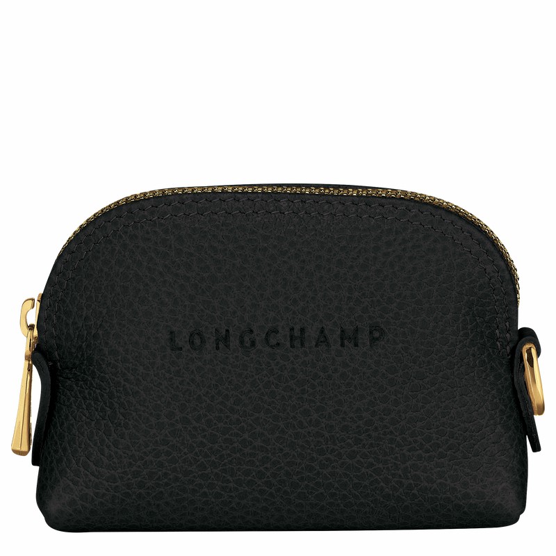 Longchamp Le FOULONNÉ Møntpung Dame Sort Danmark | L3686021001