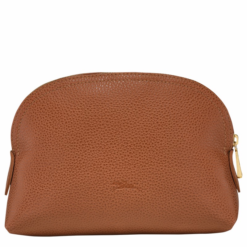 Longchamp Le FOULONNÉ Pouches Dame Caramel Danmark | L2527021121