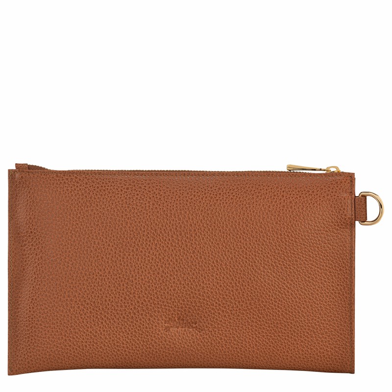 Longchamp Le FOULONNÉ Pouches Dame Caramel Danmark | L2541021121