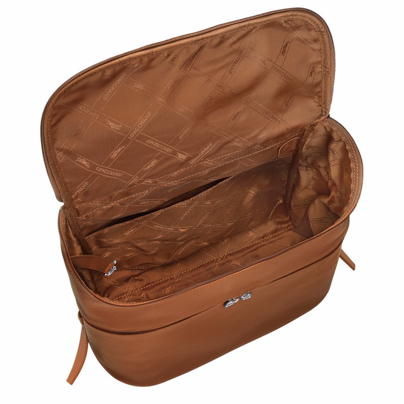 Longchamp Le FOULONNÉ Rygsække Dame Caramel Danmark | L1617021F72