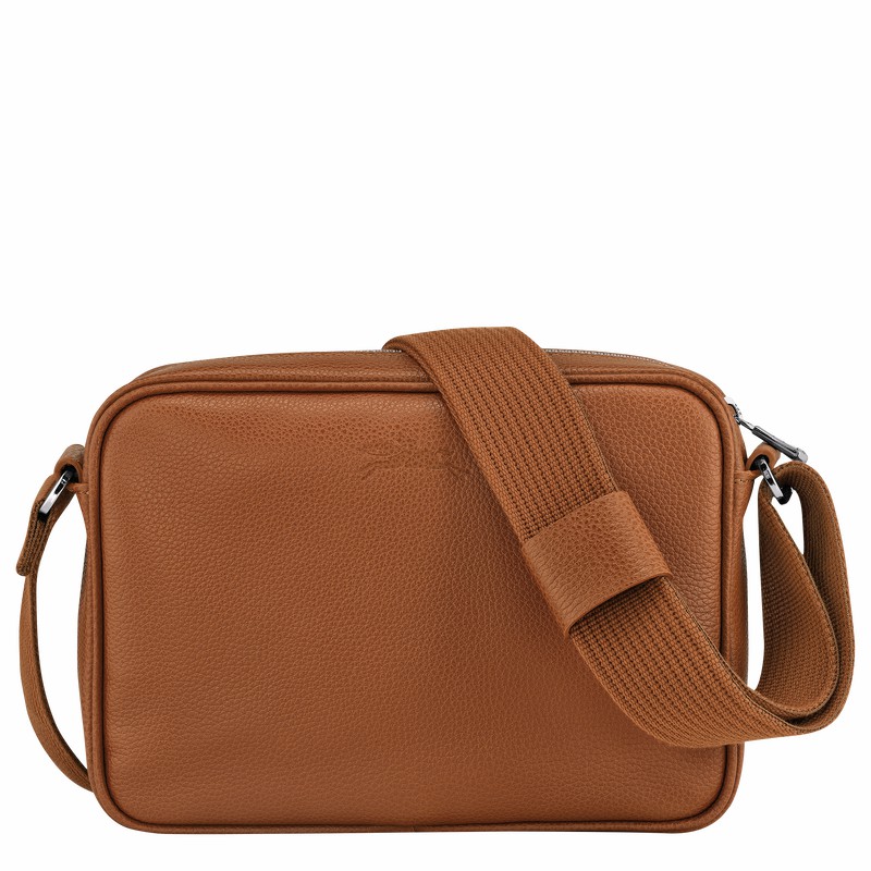 Longchamp Le FOULONNÉ S Bøttepungen Herre Caramel Danmark | 20043021F72