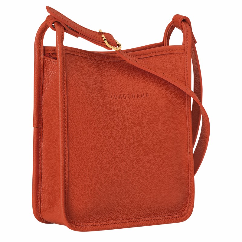 Longchamp Le FOULONNÉ S Crossbody Taske Dame Orange Danmark | 10138021685