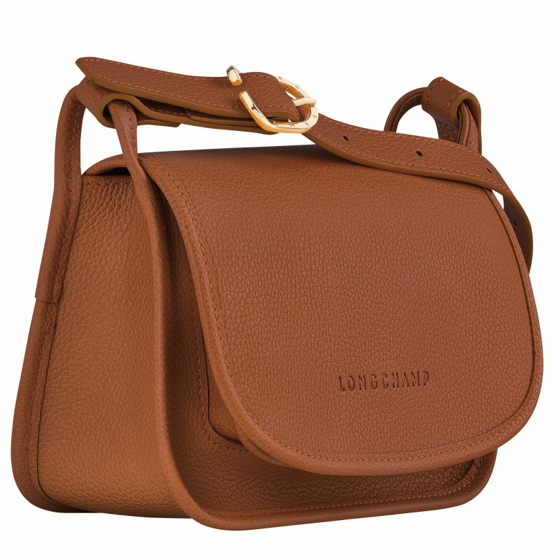 Longchamp Le FOULONNÉ S Crossbody Taske Dame Caramel Danmark | 10134021121