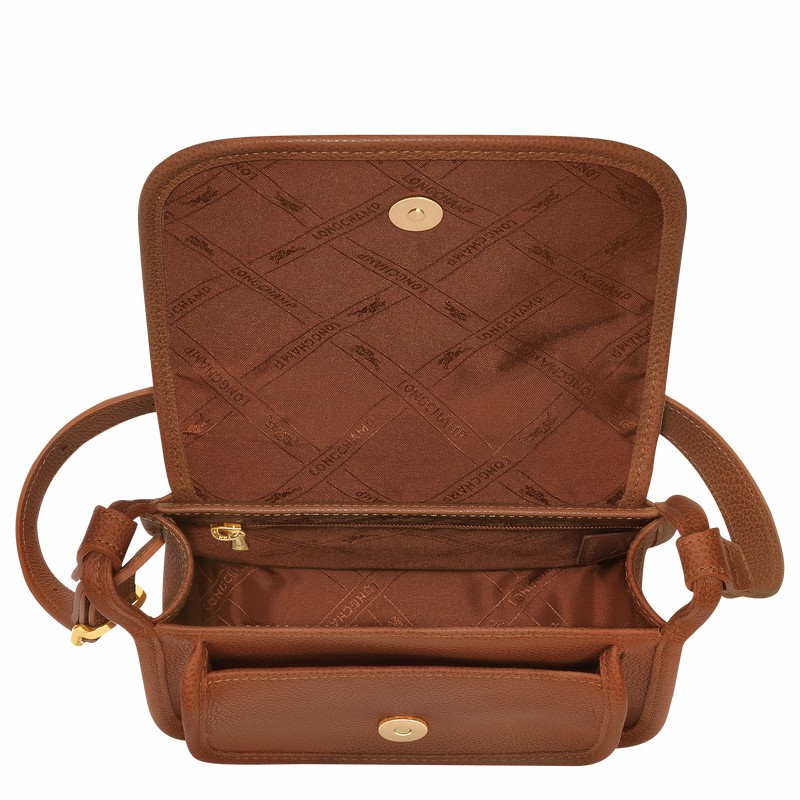 Longchamp Le FOULONNÉ S Crossbody Taske Dame Caramel Danmark | 10134021121