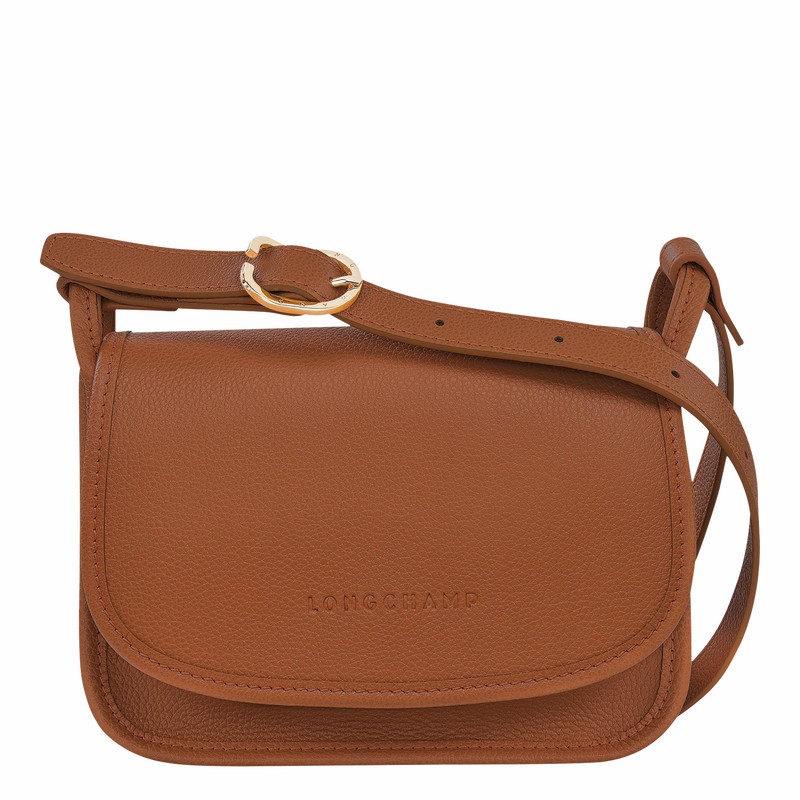 Longchamp Le FOULONNÉ S Crossbody Taske Dame Caramel Danmark | 10134021121