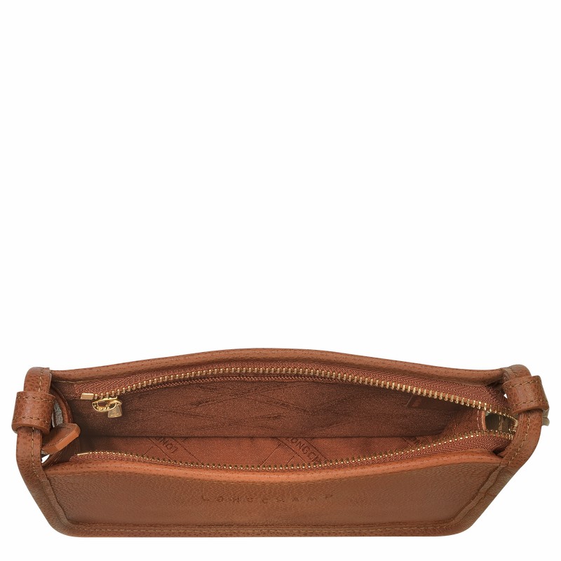 Longchamp Le FOULONNÉ S Crossbody Taske Dame Caramel Danmark | 10138021121