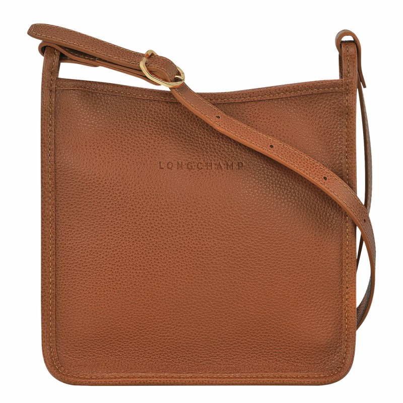 Longchamp Le FOULONNÉ S Crossbody Taske Dame Caramel Danmark | 10138021121