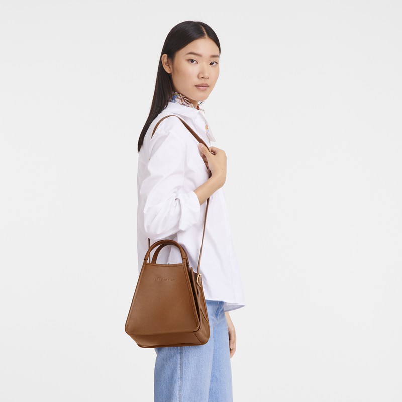 Longchamp Le FOULONNÉ S Håndtaske Dame Caramel Danmark | 10233021121