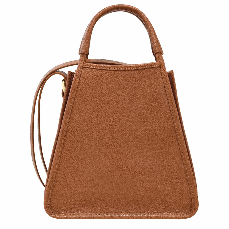 Longchamp Le FOULONNÉ S Håndtaske Dame Caramel Danmark | 10233021121