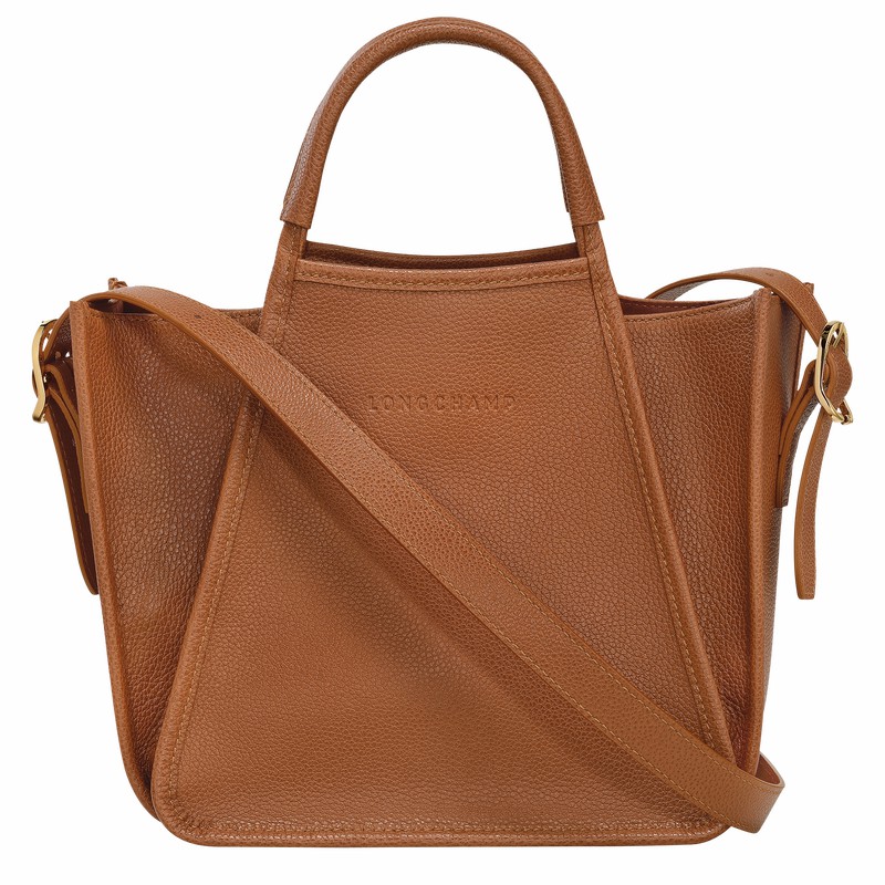 Longchamp Le FOULONNÉ S Håndtaske Dame Caramel Danmark | 10233021121