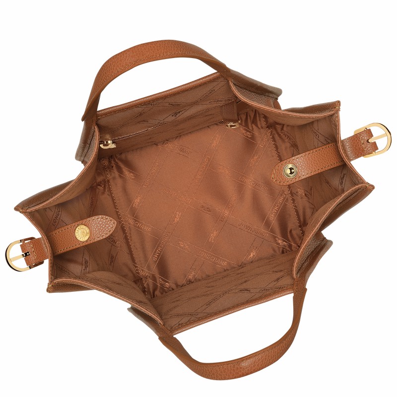 Longchamp Le FOULONNÉ S Håndtaske Dame Caramel Danmark | 10233021121