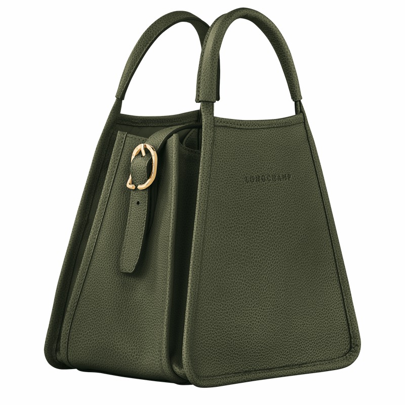 Longchamp Le FOULONNÉ S Håndtaske Dame Khaki Danmark | 10233021892