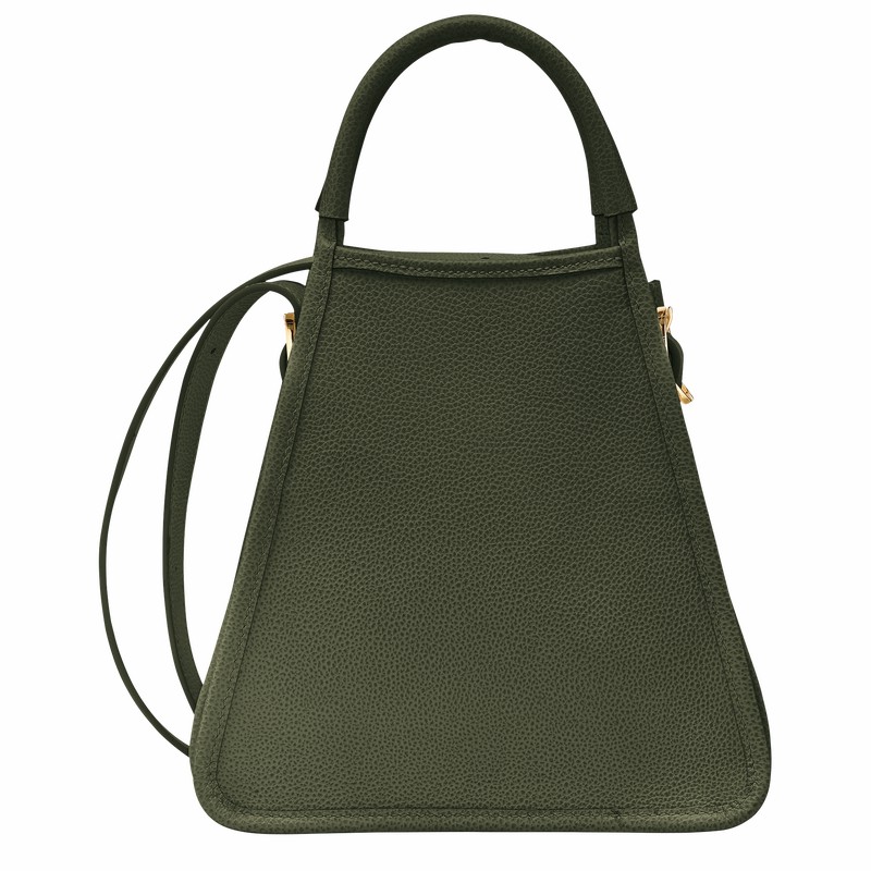 Longchamp Le FOULONNÉ S Håndtaske Dame Khaki Danmark | 10233021892