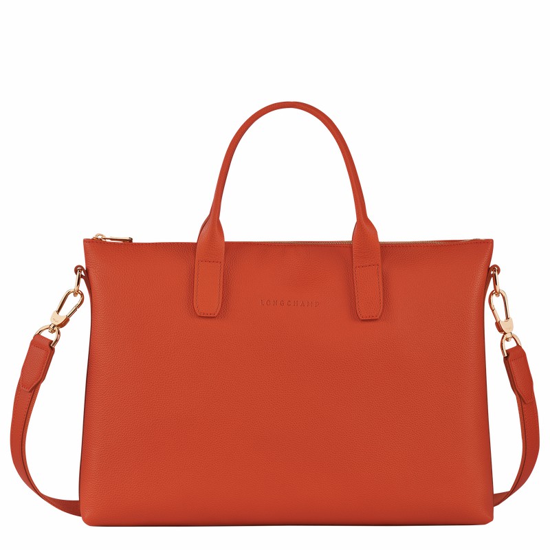 Longchamp Le FOULONNÉ S Mappe Herre Orange Danmark | 20032021685-