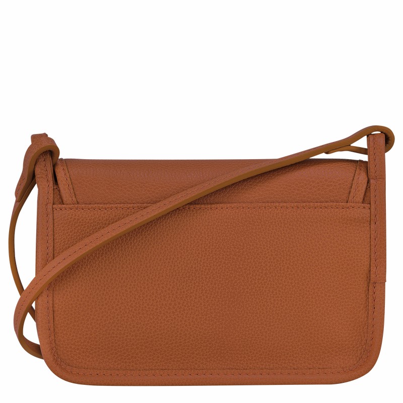 Longchamp Le FOULONNÉ XS Clutch Dame Caramel Danmark | 10133021121