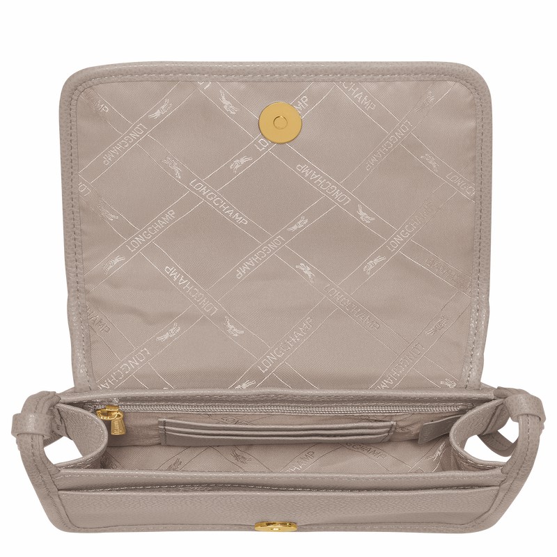 Longchamp Le FOULONNÉ XS Clutch Dame Grå Danmark | 10133021P55