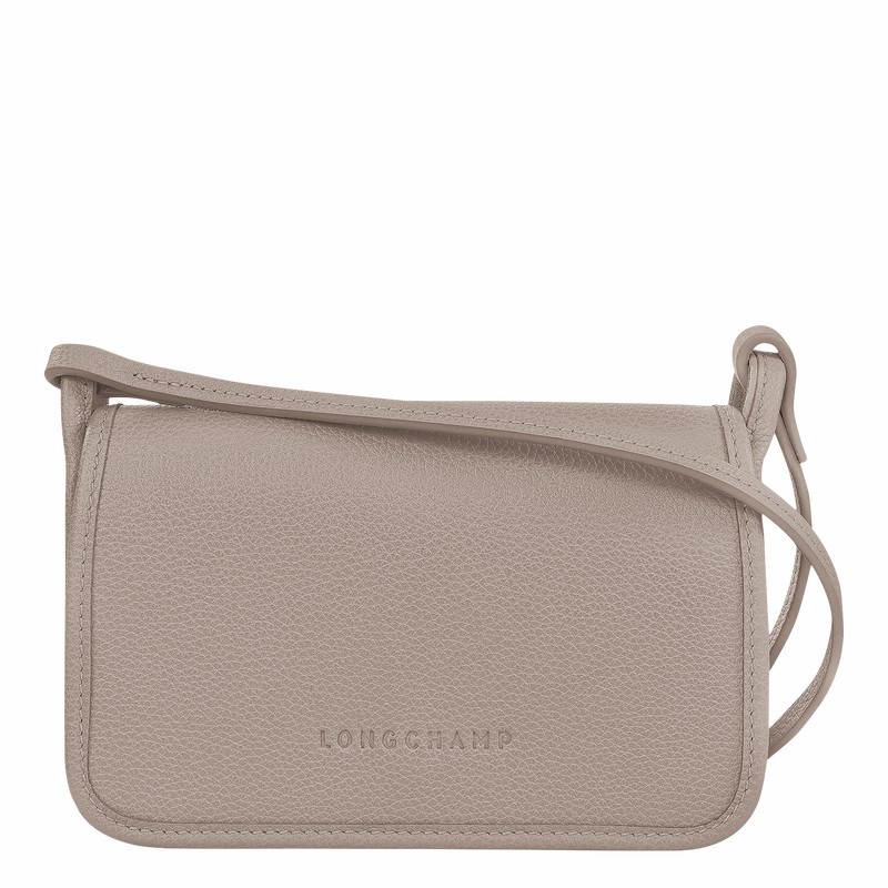 Longchamp Le FOULONNÉ XS Clutch Dame Grå Danmark | 10133021P55