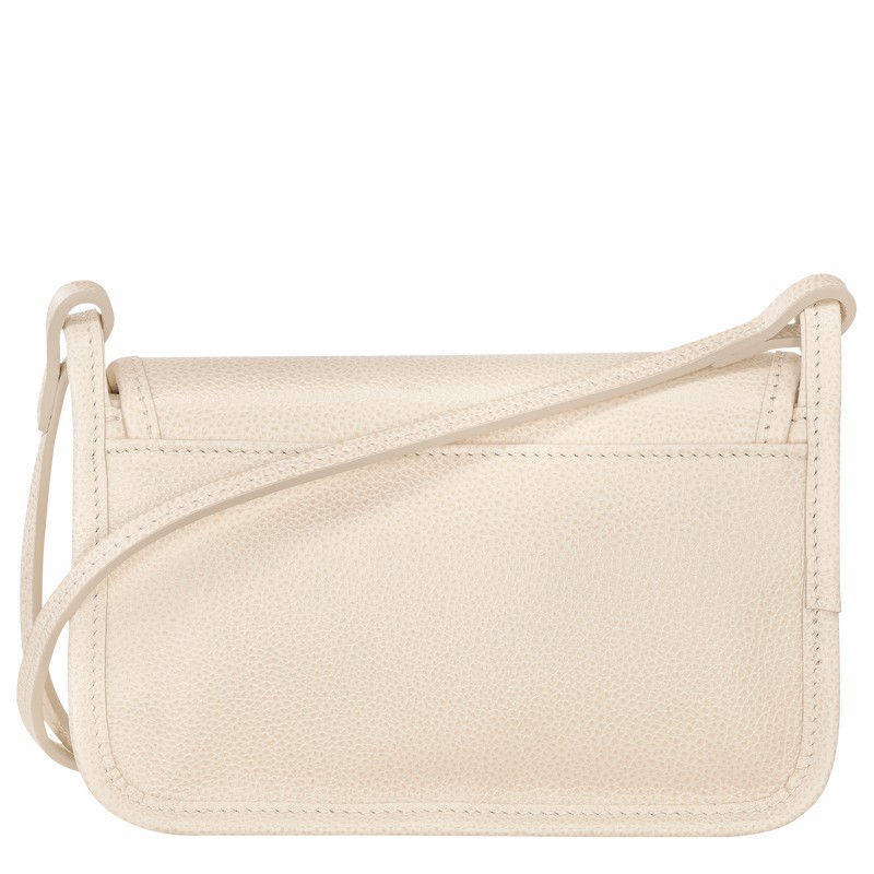 Longchamp Le FOULONNÉ XS Clutch Dame Hvide Danmark | 10133021555