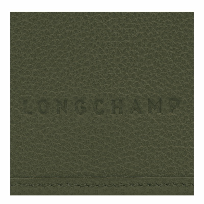 Longchamp Le FOULONNÉ XS Clutch Dame Khaki Danmark | 10133021892