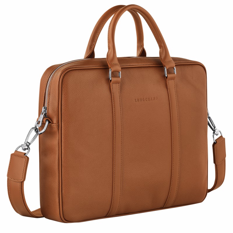 Longchamp Le FOULONNÉ XS Mappe Dame Caramel Danmark | L2121021F72