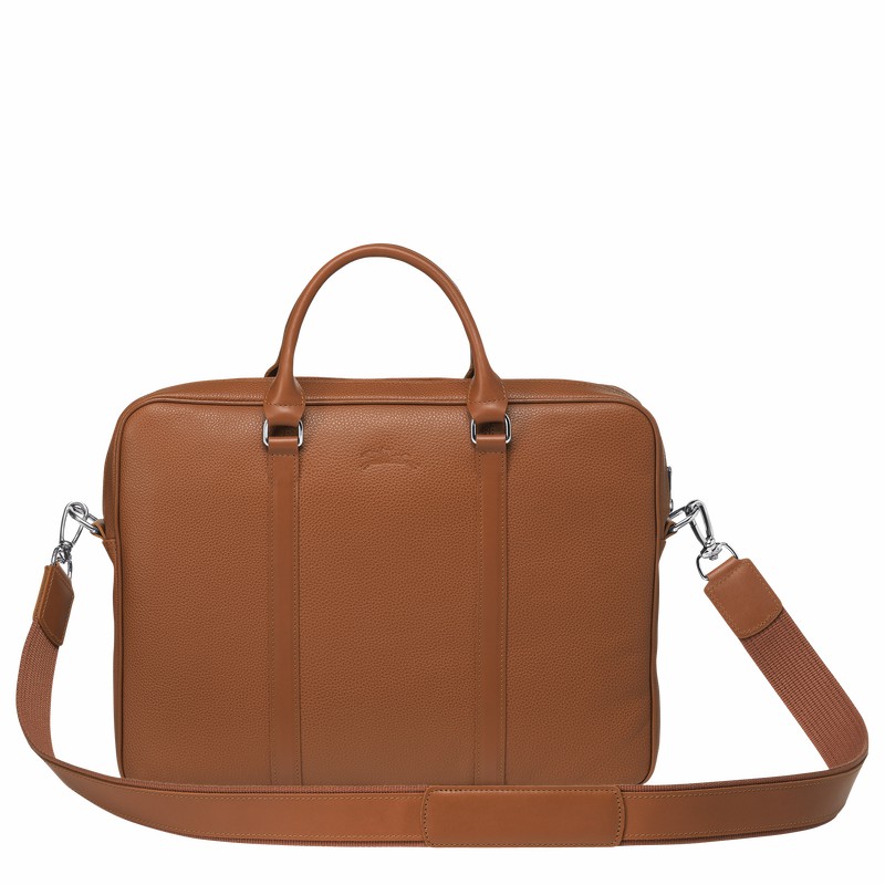 Longchamp Le FOULONNÉ XS Mappe Dame Caramel Danmark | L2121021F72