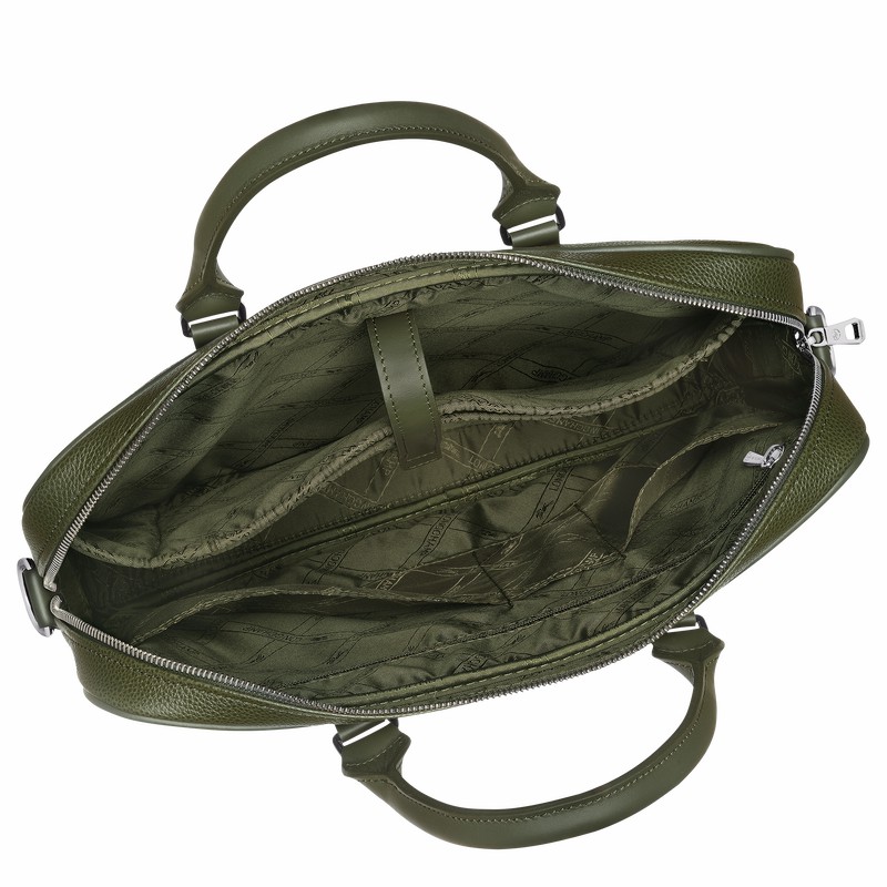 Longchamp Le FOULONNÉ XS Mappe Dame Khaki Danmark | L2121021A23