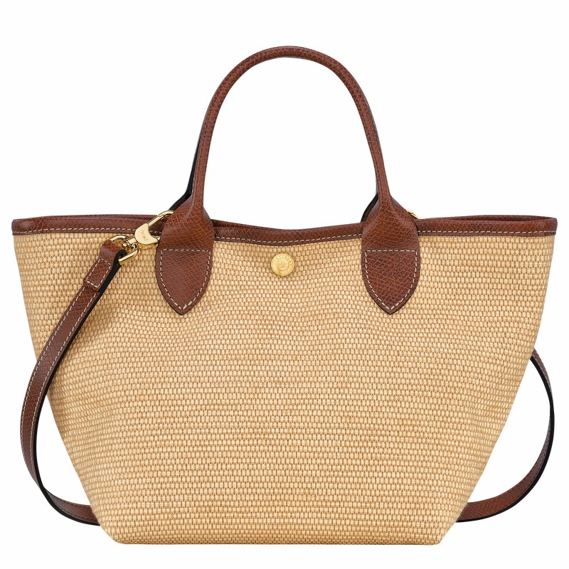 Longchamp Le Panier Pliage S Håndtaske Dame Brune Danmark | 10144HZB035