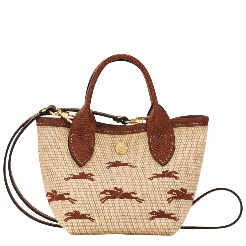 Longchamp Le Panier Pliage XS Håndtaske Dame Brune Danmark | 10206HCF035