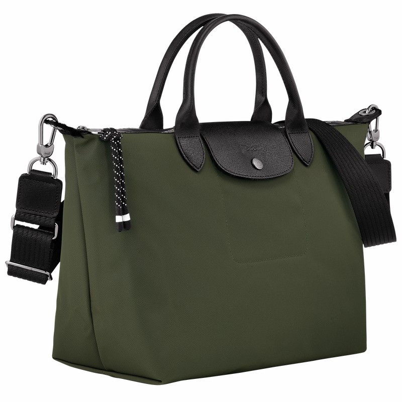 Longchamp Le Pliage Energy L Håndtaske Dame Khaki Danmark | L1515HSR892