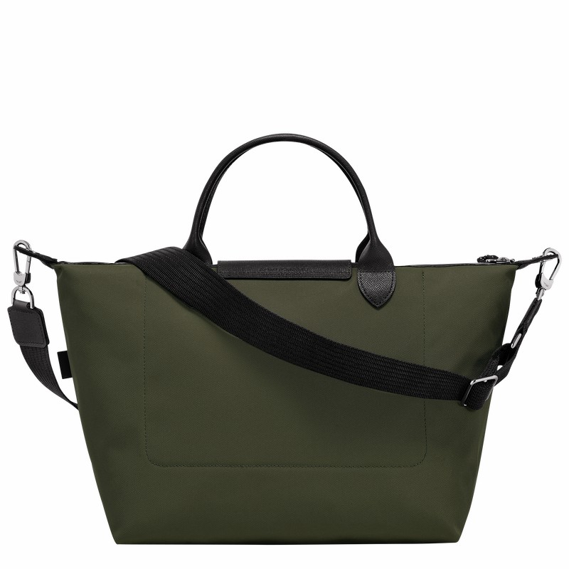 Longchamp Le Pliage Energy L Håndtaske Dame Khaki Danmark | L1515HSR892