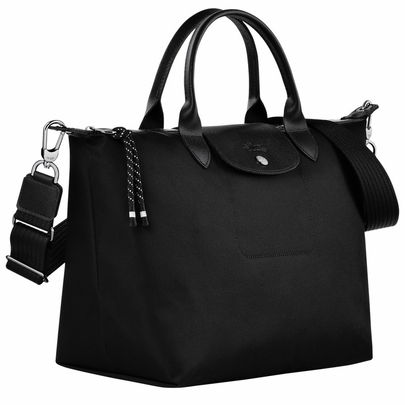 Longchamp Le Pliage Energy L Håndtaske Dame Sort Danmark | L1515HSR001