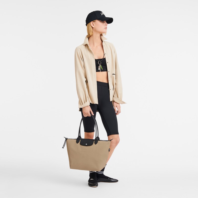 Longchamp Le Pliage Energy L Muleposer Dame Grå Danmark | L1899HSR299