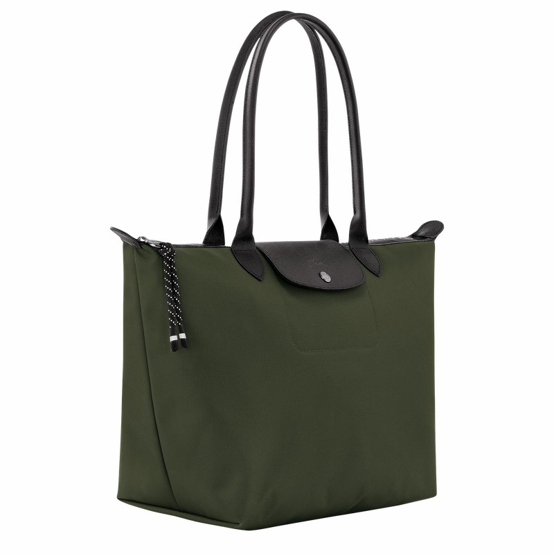 Longchamp Le Pliage Energy L Muleposer Dame Khaki Danmark | L1899HSR892