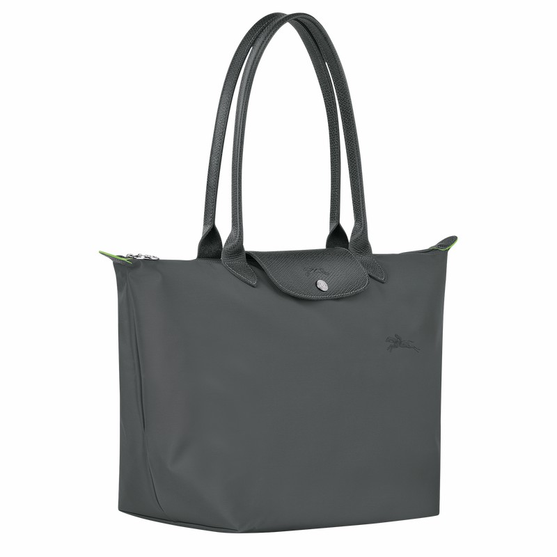 Longchamp Le Pliage Green L Muleposer Dame Dyb Grå Danmark | L1899919P66