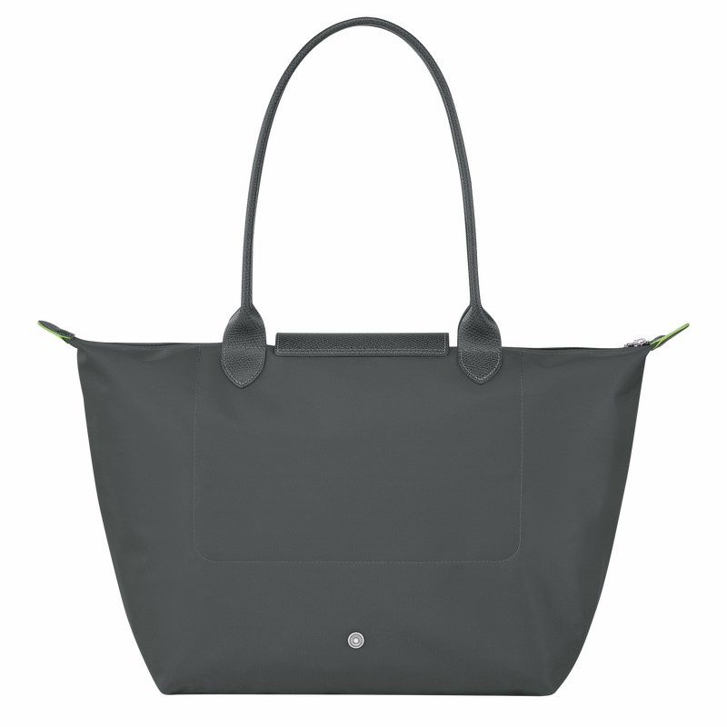 Longchamp Le Pliage Green L Muleposer Dame Dyb Grå Danmark | L1899919P66