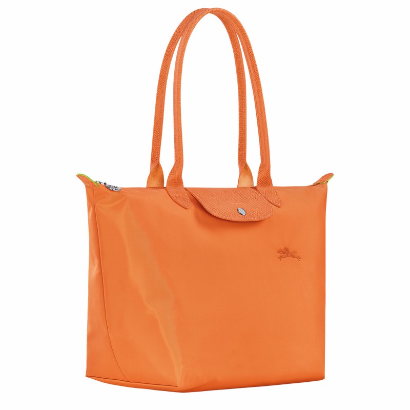 Longchamp Le Pliage Green L Muleposer Dame Orange Danmark | L1899919P54