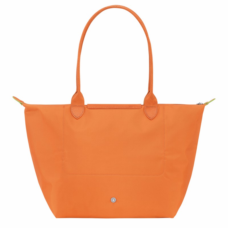 Longchamp Le Pliage Green L Muleposer Dame Orange Danmark | L1899919P54