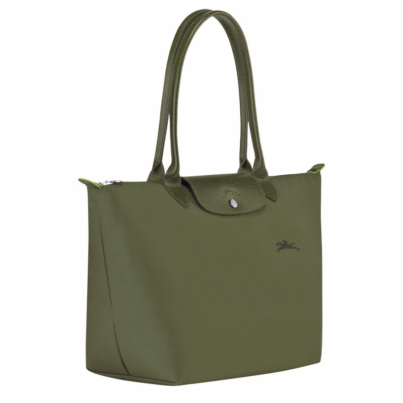 Longchamp Le Pliage Green L Muleposer Dame Grøn Danmark | L1899919479