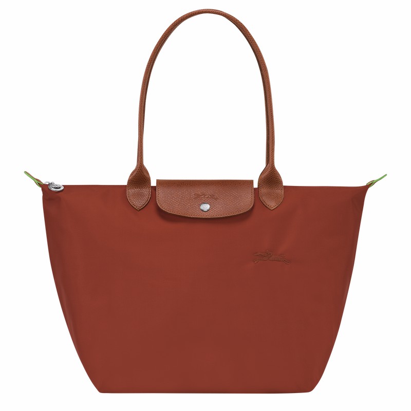 Longchamp Le Pliage Green L Muleposer Dame Brune Danmark | L1899919404