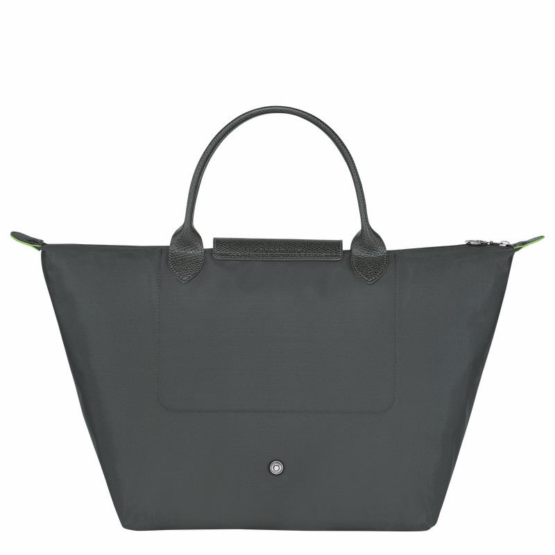 Longchamp Le Pliage Green M Håndtaske Dame Dyb Grå Danmark | L1623919P66