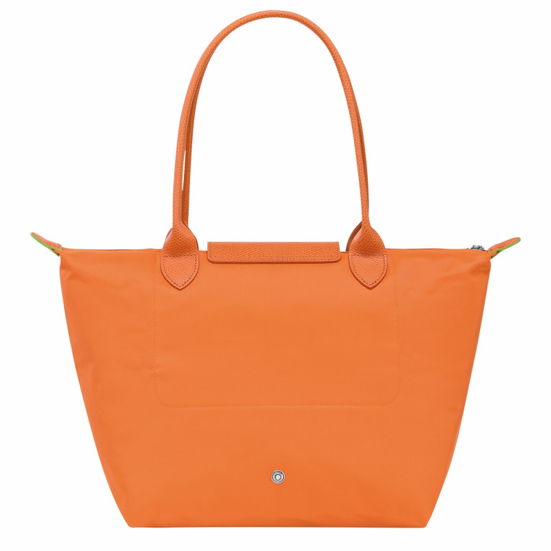 Longchamp Le Pliage Green M Muleposer Dame Orange Danmark | L2605919P54