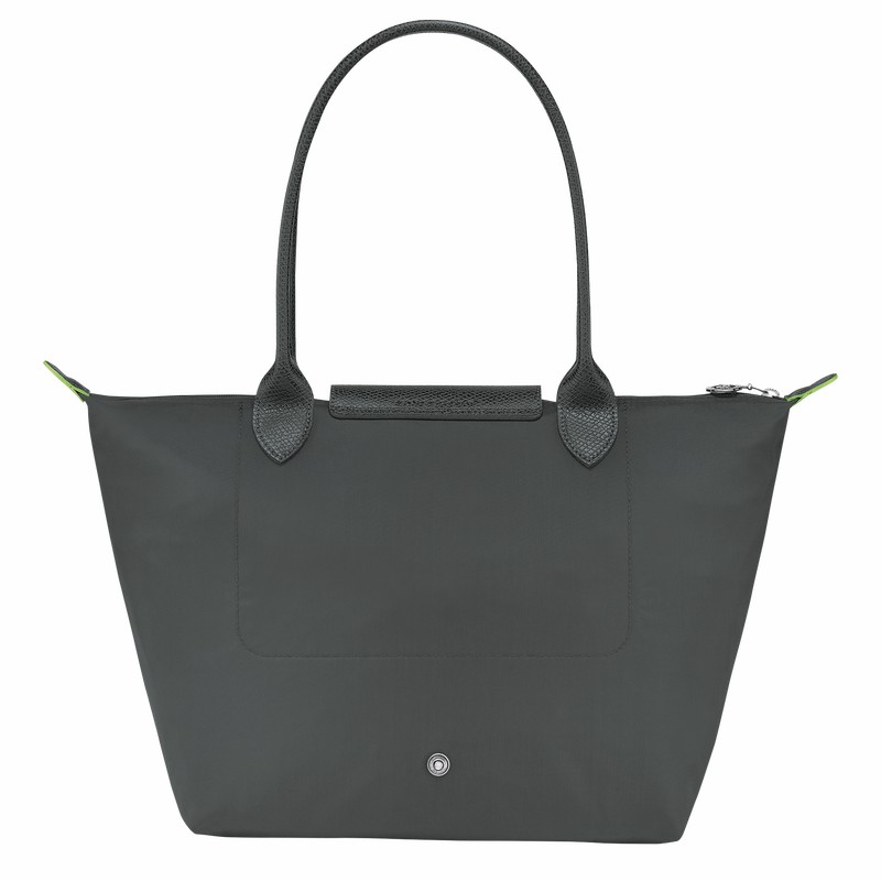 Longchamp Le Pliage Green M Muleposer Dame Dyb Grå Danmark | L2605919P66